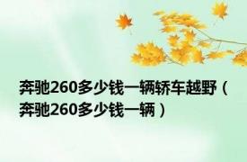 奔驰260多少钱一辆轿车越野（奔驰260多少钱一辆）