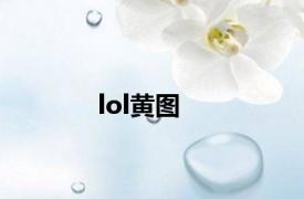 lol黄图