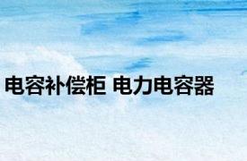 电容补偿柜 电力电容器 