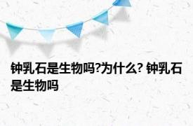 钟乳石是生物吗?为什么? 钟乳石是生物吗 