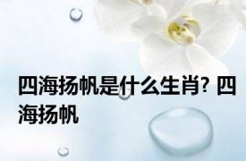 四海扬帆是什么生肖? 四海扬帆 