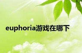 euphoria游戏在哪下