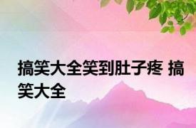 搞笑大全笑到肚子疼 搞笑大全 