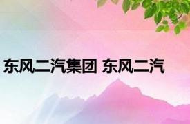 东风二汽集团 东风二汽 