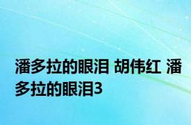 潘多拉的眼泪 胡伟红 潘多拉的眼泪3 