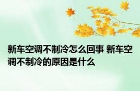 新车空调不制冷怎么回事 新车空调不制冷的原因是什么