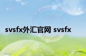 svsfx外汇官网 svsfx 