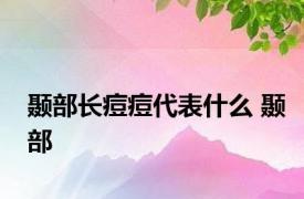 颞部长痘痘代表什么 颞部 