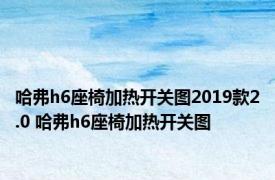 哈弗h6座椅加热开关图2019款2.0 哈弗h6座椅加热开关图 