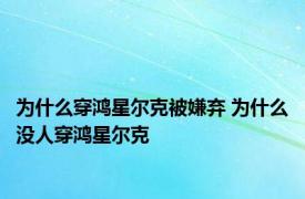 为什么穿鸿星尔克被嫌弃 为什么没人穿鸿星尔克 