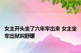 女主开头坐了六年牢出来 女主坐牢出狱叫舒暖 