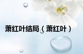 萧红叶结局（萧红叶）