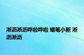 淅沥淅沥哗啦哗啦 蜡笔小新 淅沥淅沥 