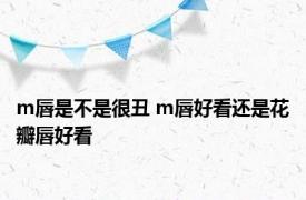 m唇是不是很丑 m唇好看还是花瓣唇好看 