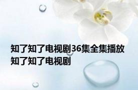 知了知了电视剧36集全集播放 知了知了电视剧 