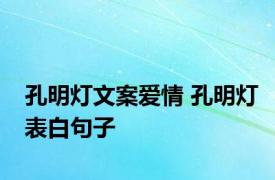 孔明灯文案爱情 孔明灯表白句子