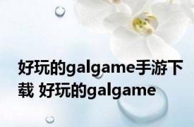 好玩的galgame手游下载 好玩的galgame 