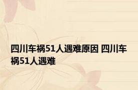 四川车祸51人遇难原因 四川车祸51人遇难 