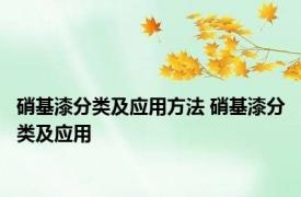 硝基漆分类及应用方法 硝基漆分类及应用