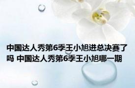 中国达人秀第6季王小旭进总决赛了吗 中国达人秀第6季王小旭哪一期