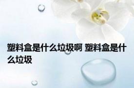 塑料盒是什么垃圾啊 塑料盒是什么垃圾