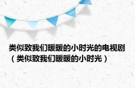 类似致我们暖暖的小时光的电视剧（类似致我们暖暖的小时光）