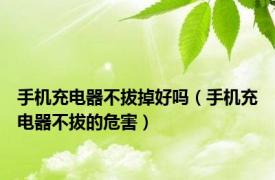 手机充电器不拔掉好吗（手机充电器不拔的危害）