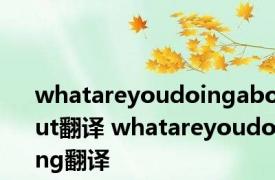 whatareyoudoingabout翻译 whatareyoudoing翻译 