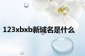 123xbxb新域名是什么