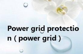 Power grid protection（power grid）