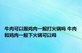 牛肉可以跟鸡肉一起打火锅吗 牛肉和鸡肉一起下火锅可以吗