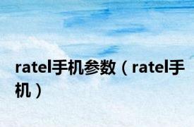 ratel手机参数（ratel手机）