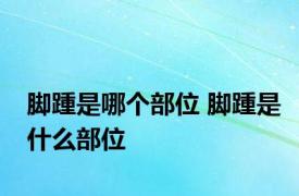 脚踵是哪个部位 脚踵是什么部位