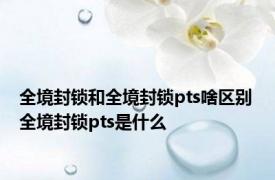 全境封锁和全境封锁pts啥区别 全境封锁pts是什么