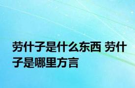 劳什子是什么东西 劳什子是哪里方言