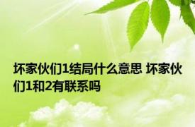 坏家伙们1结局什么意思 坏家伙们1和2有联系吗 