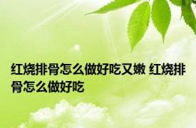 红烧排骨怎么做好吃又嫩 红烧排骨怎么做好吃