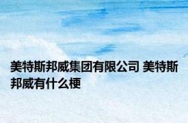 美特斯邦威集团有限公司 美特斯邦威有什么梗