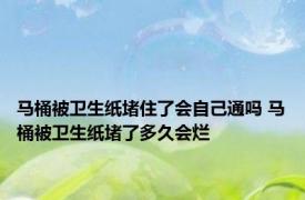 马桶被卫生纸堵住了会自己通吗 马桶被卫生纸堵了多久会烂