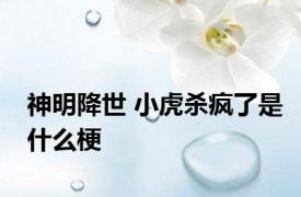 神明降世 小虎杀疯了是什么梗