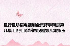 且行且珍惜电视剧全集摔手镯是第几集 且行且珍惜电视剧第几集摔玉