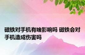 磁铁对手机有啥影响吗 磁铁会对手机造成伤害吗