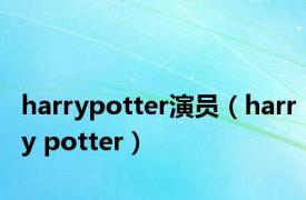 harrypotter演员（harry potter）