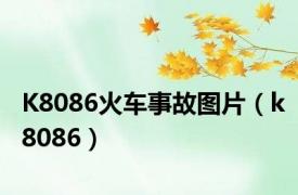 K8086火车事故图片（k8086）