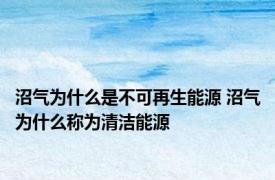 沼气为什么是不可再生能源 沼气为什么称为清洁能源