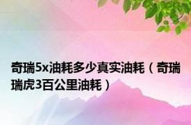 奇瑞5x油耗多少真实油耗（奇瑞瑞虎3百公里油耗）