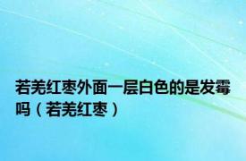 若羌红枣外面一层白色的是发霉吗（若羌红枣）