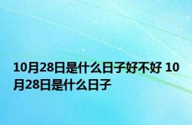 10月28日是什么日子好不好 10月28日是什么日子