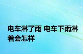 电车淋了雨 电车下雨淋着会怎样