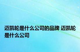 迈凯轮是什么公司的品牌 迈凯轮是什么公司